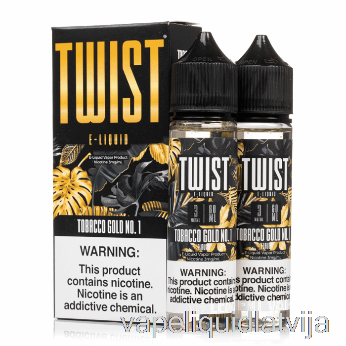 Tabakas Zelts Nr. 1 - Twist E-liquid - 120ml 12mg Vape šķidrums